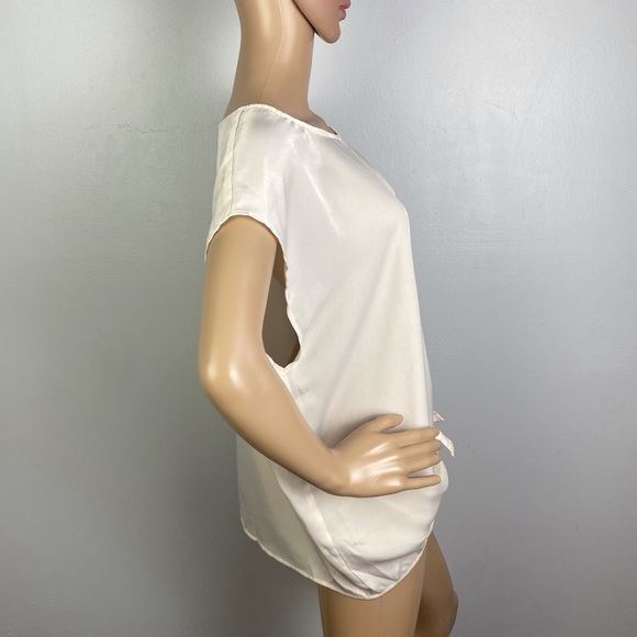 SHOW ME YOUR MUMU BEIGE TIE FRONT TOP - Picture 7 of 12